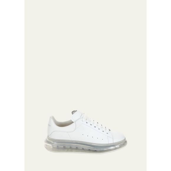Alexander McQueen Men's Oversized Gel Sole Leather Platform Sneakers - Picture 1 of 14